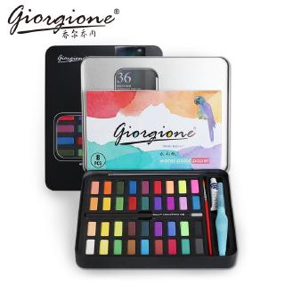 36 Colors 50pcs/set Solid Watercolor Artist Paints Set Painting Box Artist Art Supplies (2)