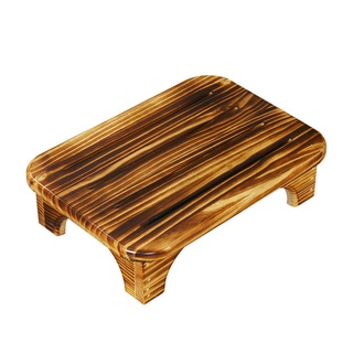 ❅▽Solid wood bed footstool low stool children s small bench toilet footstool bathroom wooden mat off