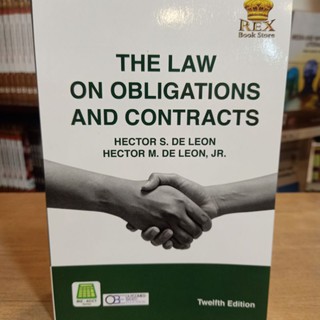 DE LEON-THE LAW ON OBLIGATIONS AND CONTRACTS