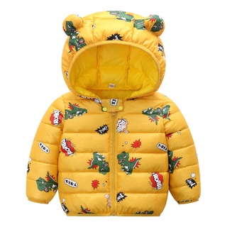 Autumn Winter Baby Kids Solid Outerwear Infants Boys Girls Mickey Minnie Hooded Jacket Coats (3)