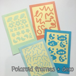 Sel.ito POLAFRAMES polaroid frame cut + deco for polcos and journals