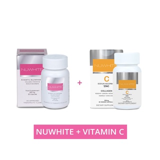 Nuwhite S-Acetyl Glutathione PLUS Nuwhite Whitening Vitamin C (1)