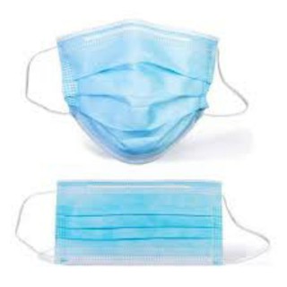 ON SALE !white and blue Face Mask 50 pcs per pack with box 3ply #TRIANAWEARS (1)