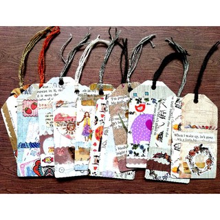 Handmade Mini Bookmarks - - -