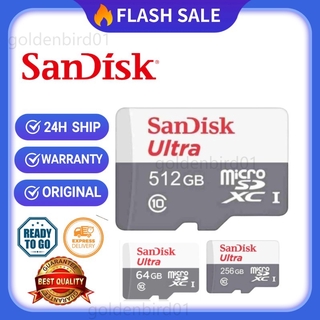 【Ready Stock】SanDisk Memory Card 256GB Micro Sd Card Class10 UHS-1 Sd Card Memory Microsd TF/SD Card