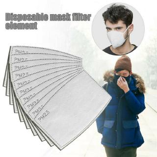 【Ready Stock】 PM2.5 Non-woven Meltblown Clot Filter Paper Mouth Cover 5Ply Pad Anti-Fog/Haze Adult Child (1)