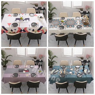 Waterproof Table Cover Dinning Kitchen Table Cloth Table Fabric Seat Cover