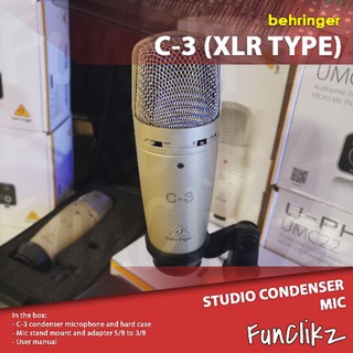 Behringer C-3 C3 Dual-Diaphragm Studio Condenser Microphone (1)