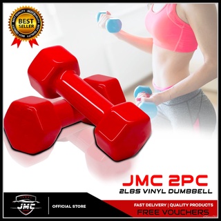 JMC 2x Piece Vinyl Dumbbell Weight Dumbbells Exercise Fitness Gym Equipments Weight Dumbbells Streng
