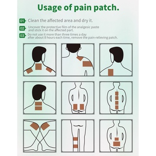 Pain Relief Patch first aid lasting Waist shoulder perforated effective health care medical supplies (3)