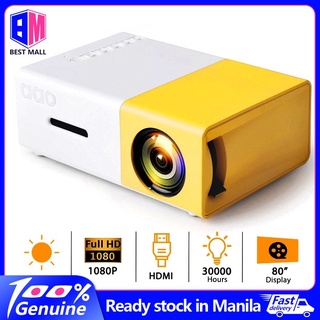 ☃☏YG300 LED Mini Projector Portable HD 1080P Led Home 600 Lumens Projector