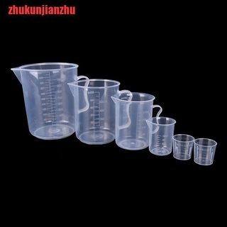 [zhukunjianzhu]20/30/50/300/500/1000ML Plastic Measuring Cup Jug Pour Spout Surface Kitchen,