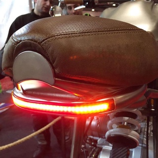 Motorcycle LED Scrambler Brake Tail License Plate Light For Bobber Cafe Racer UK