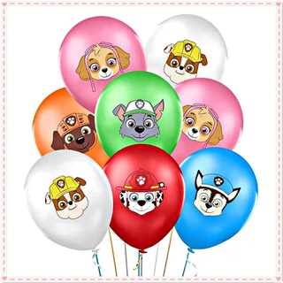 【Ready Stock】INS NEW! PAW Patrol Theme Latex Balloon Party Needs Decoration Kids Birthday Party Supplies wholesale