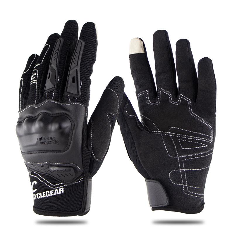 Motorcycle Riding Gloves Anti-slip Anti-fall Racing Knight Gloves Touchscreen Safe Gloves
