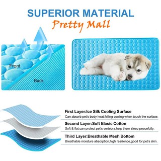 Pets◆✆☁Washable Dog Bed Mat Pet Dog Cooling pad Sleeping mat For Small Medium Large Dogs Car
