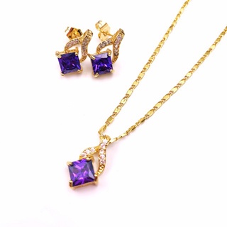 box ♣PIA Crystal diamond bangkok gold 2in1 set W/box♡