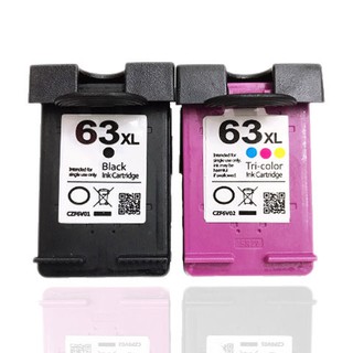 Compatible with HP63 ink cartridge hp3630 hp2130 3632 4520 4650 HP 63 black color ink cartridge