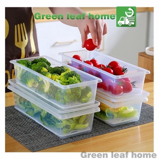 COD Multifunctional Rectangle Fresh-Keeping Storage Containers Plastic Transparent Organizer Box