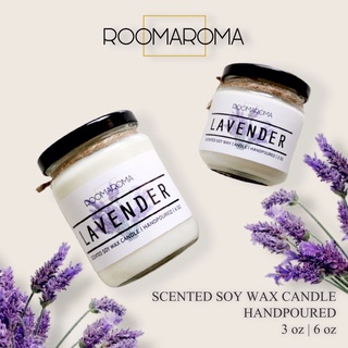 LAVENDER | Scented Soy Wax Candle | 3 oz | 6 oz