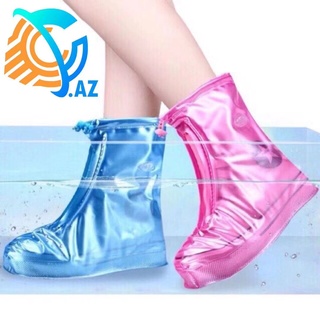 rain boots boots CC.AZ Protective Rain Boots Reusable Foldable Waterproof Flood Proof Rain Shoe Cove