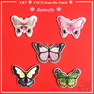 ☸ VSCO - Butterfly Iron-on Patch ☸ 1Pc/5Pcs DIY Sew on Iron on Badges Patches