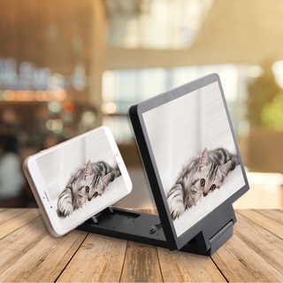 Camera3D Mobile Phone Screen Magnifier Video Amplifier Smartphone Stand Enlarged Magnifier For Phone