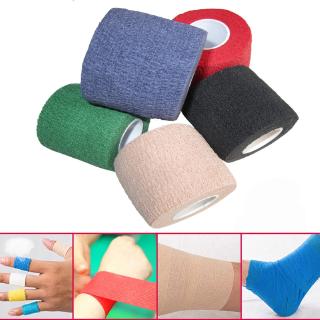 Stock Goods 4.5M Colorful Sport Elastoplast Athletic Kinesiology Elastic Bandage Self Adhesive Wrap Tape Ankle Knee Arthrosis Protector