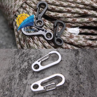 Hw{COD} Alloy Carabiner Camp Snap Clip Hook Keychain Keyring Hiking Climbing Tool