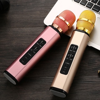 [Ready Stock] K6 Wireless Bluetooth Microphone USB Charging Portable Connection with Android/IOS
