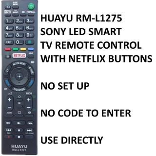 Huayu RM-L1275 Sony TV Remote Control with Netflix Button
