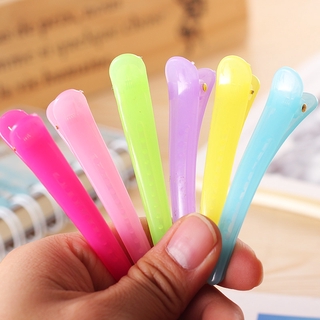 Hair Clips Candy Color Plastic Hair Accessories Korean Style Girl Hairpin (3)
