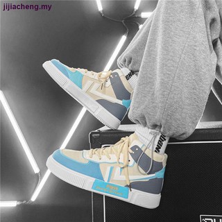 aj men s shoes autumn breathable air force No. one high-top canvas shoes casual board shoes teenagers junior high school students tide shoes