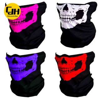 CJH Motorcycle Skull Face Scarf/Shield Mask Skeleton Bandana