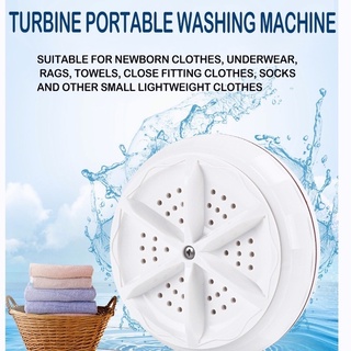 （✅READY STOCK）Small Automatic Washing Machine Dormitory Travel Business Trip Portable Mini Washing Machine (5)