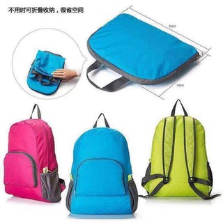2 way foldable waterproof bag pack back pack