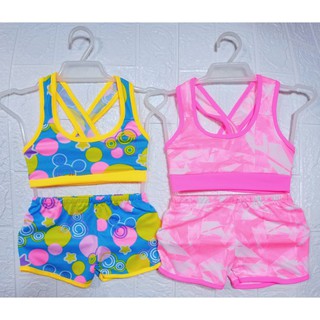 Swimwear Crossback Top terno for kids 6months to 2 yrs