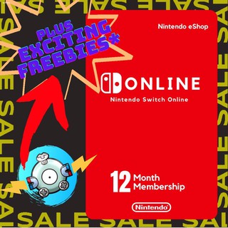 Playstation✤12-Month Nintendo Switch Online Subscription