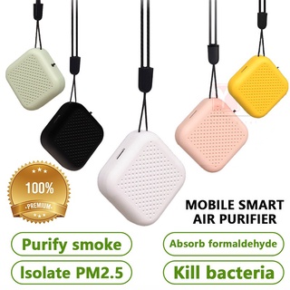 [In Stock] Portable Air Purifier Necklace Humidifier Air Purifiers Negative Ion Purifier Sterilizer Antivirus Neck Neck Air Purifier Small Mini Negative Ion Portable Necklace Wearable Second-hand Smoke Purifier Ionizer Necklace Anti Pollution PM2.5