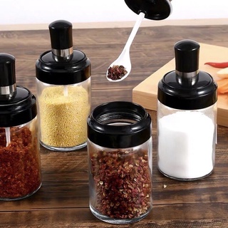 home appliance▧๑COD Glass Salt Pepper Mill Grinder Spice Grinding B