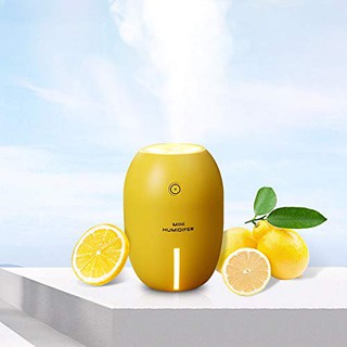 Lemon usb portable humidifier led light with Free aroma Lemon scent