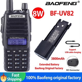 Baofeng True 8W UV-82 Plus UHF two-way radio Amador 8 watt transceiver/10KM remote powerful walkie-t