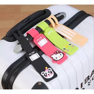 ✸♈✱QQ Cute character silicone luggage tag namen address tel