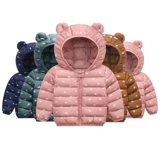 Boy Coat Toddler Winter Clothes Outerwear Kids Jacket Baby Girl Winter Clothes Hooded Down Cotton Ja
