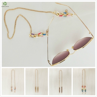 【Aotuo】New Trend Anti-Lost Lanyard Mask Chain Women Metal Plating Glasses Chain