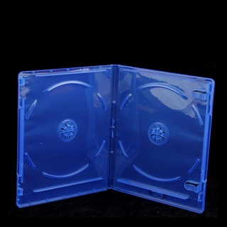 【CELE】CD DVD Disc Case Soft Plastic Blu-ray Rectangular Transparent Double Disc Case with Insertable Cover Disc Case (6)