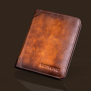 Classic Style Wallet Genuine Leather Men Wallets Short Male Purse Card Holder Wallet Men Fashion Hig