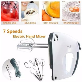Scarlett Electric Professional Hand Mixer 7 Speed Egg Beater for Baking Cooking Tools Beater