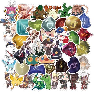 50 game Final Fantasy graffiti stickers decorative suitcase motorcycle trolley suitcase laptop waterproof stickers