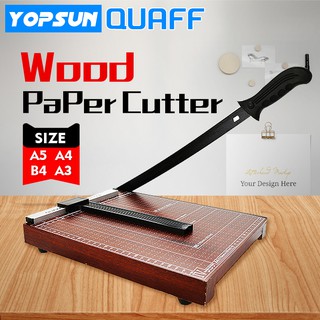 QUAFF PAPER CUTTER SIZE FOR A3/B4/A4/A5(7×8) WOOD TYPE